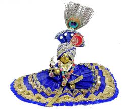 Brass Laddu Gopal Murti 3.25"